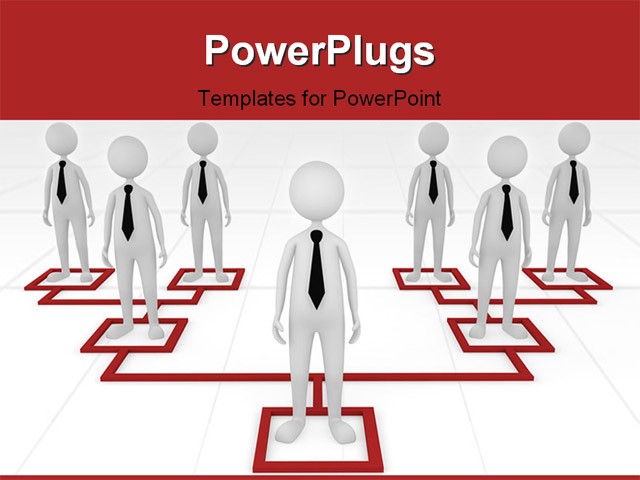 powerpoint organizational chart template. PowerPoint Template Preview